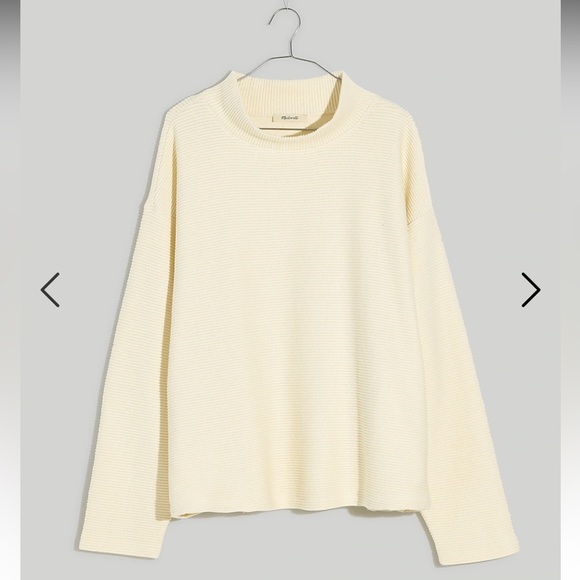 NWOT Madewell Funnelneck Drop Shoulder Sweater - Picture 4 of 7